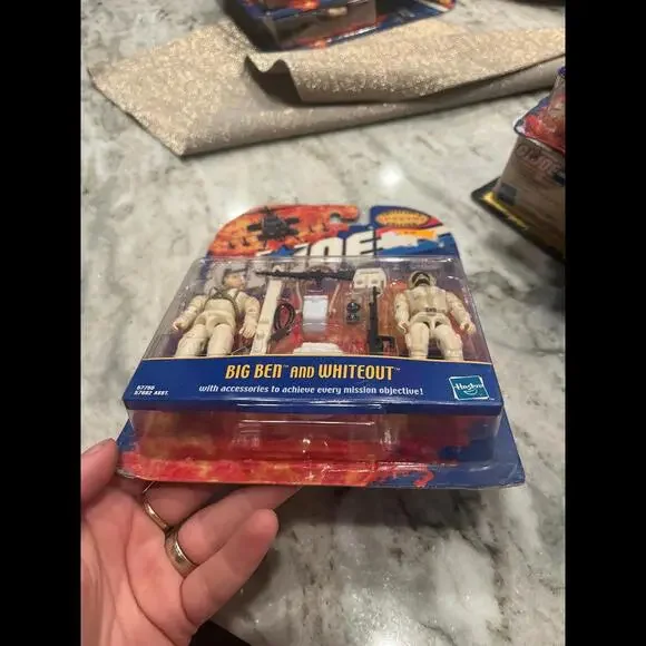 2000 HASBRO GI Joe BIG BEN And WHITEOUT Action Figures Factory Sealed in Box - Picture 8 of 9